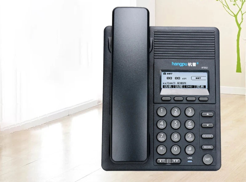 IP Telephone SIP Network Language Telephone Customer Service VOIP Landline With Backlight Led Screen