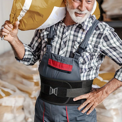 Back Brace for Lower Back Motorcycle Riding with Pulley System, Motorcycle Lumbar Support Belt for Men & Women with Lumbar Pad