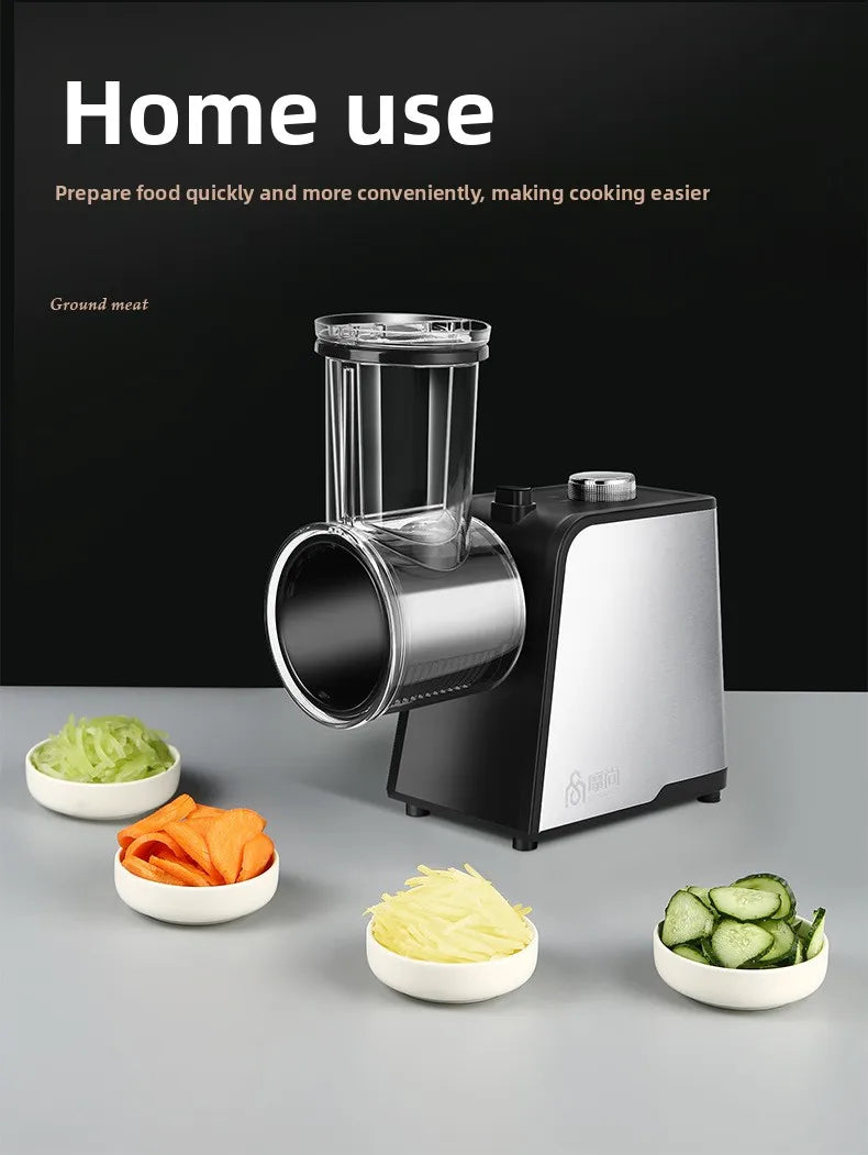 Electric Vegetable Cutter Household Full-Automatic Multifunctional Slicing,Shredding And Planing Machine For Potato/Carrot/Onion