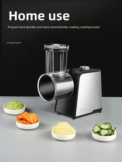 Electric Vegetable Cutter Household Full-Automatic Multifunctional Slicing,Shredding And Planing Machine For Potato/Carrot/Onion