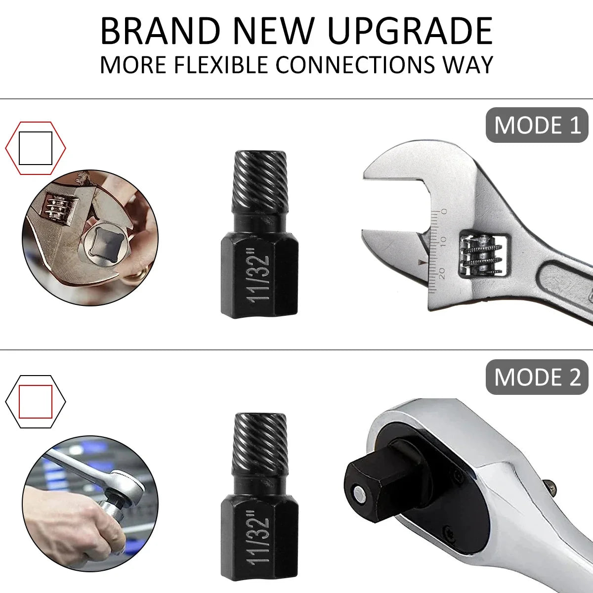 10Pcs Screw Extractor Kit Alloy Steel Damaged Screw Remover Metal Set Easy Out Drill Bits Bolt Stud Multi-Spline Screw Extractor