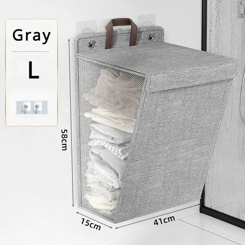 Household Laundry Baskets Foldable Bathrooms Laundry Baskets Large Capacity Multifunctional Waterproof Clothes Storage Basket