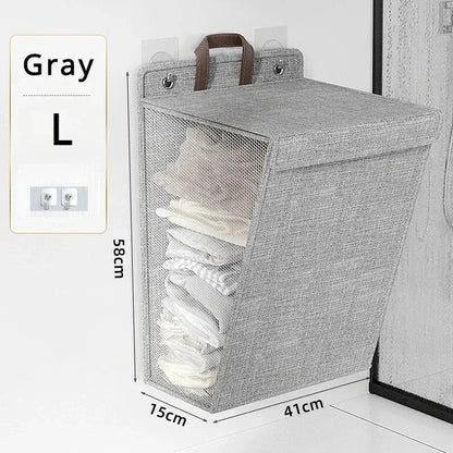 Household Laundry Baskets Foldable Bathrooms Laundry Baskets Large Capacity Multifunctional Waterproof Clothes Storage Basket