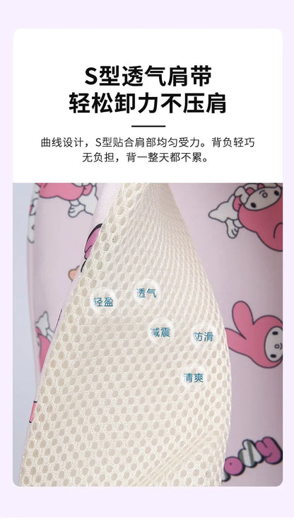 Fashion Student Backpack Cartoon Print Cute Large Capacity Backpack Fashion Student Backpack