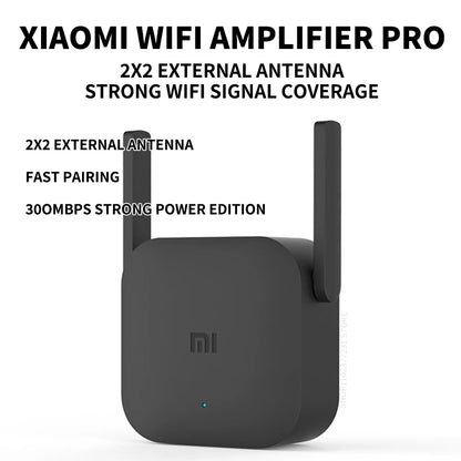 Original Xiaomi Mijia Wifi Amplifier Pro 300M 2.4G Repeater Network Expander Range Extender Roteader Mi Wireless Wi-Fi Router
