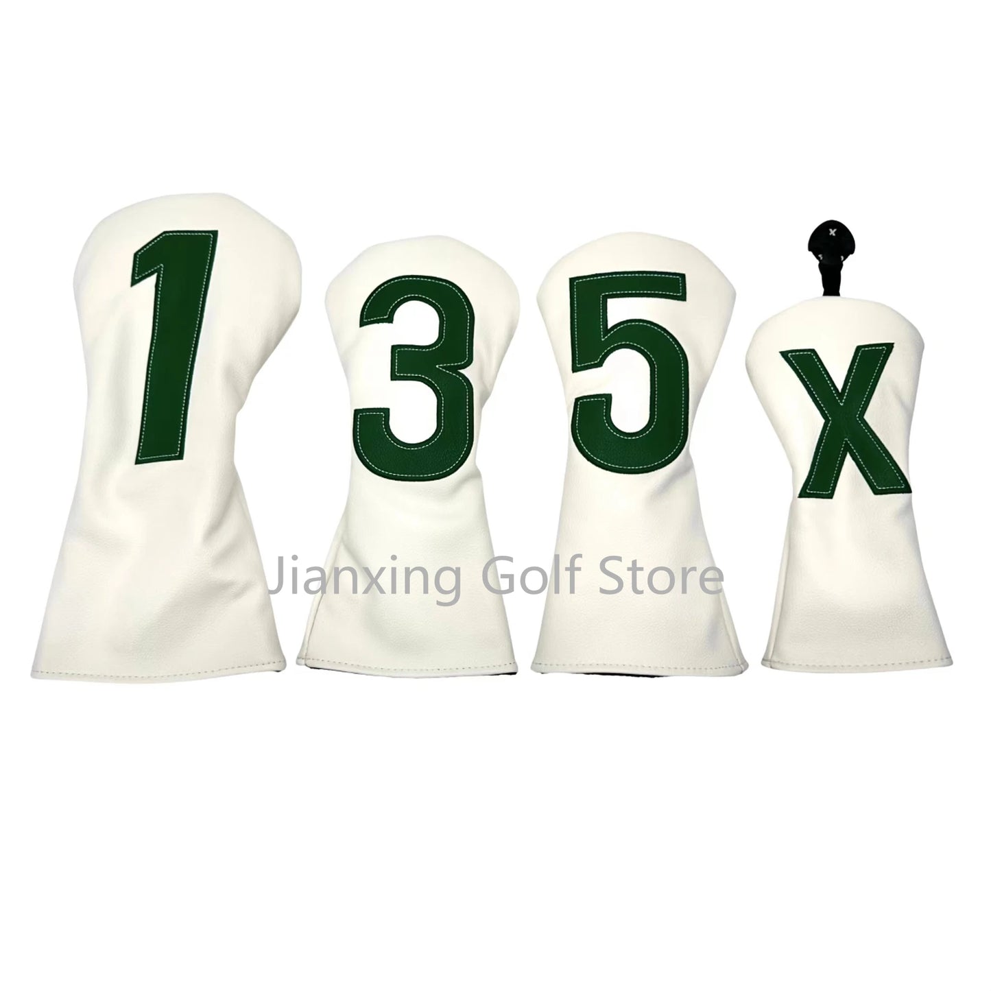 Golf Simplicity Number Embroidery Head cover Driver Head Covers Fairway Wood Head Covers Hybrid Head Covers Putter Cover