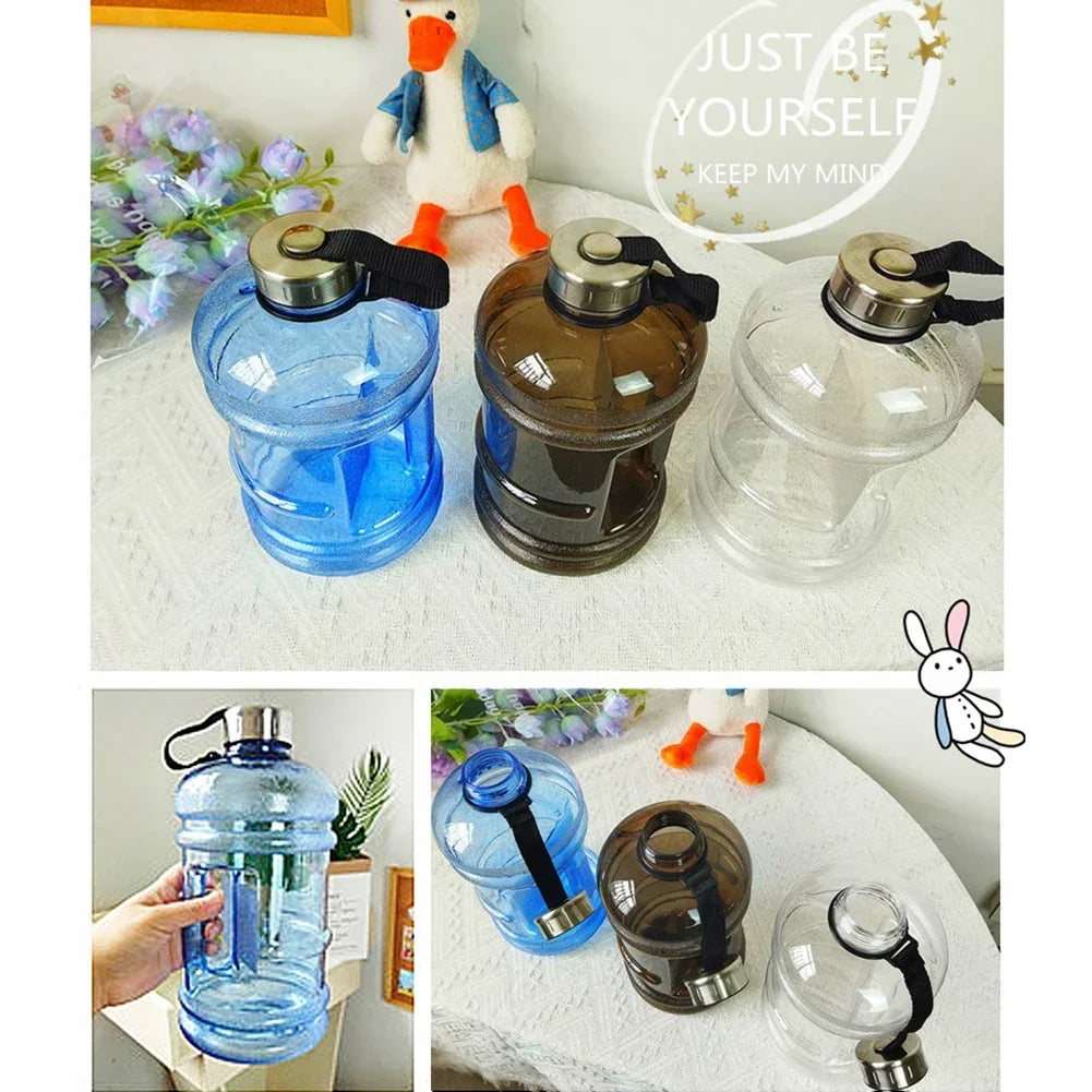 2.2L Gym Water Bottle Large Capacity Sports Water Jug Portable Running Hydration Bottle Multifunction for Outdoor Travel