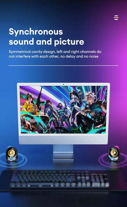 Original Lenovo A02 Wireless Bluetooth Speakers Deep Bass Sound Outdoor Soundbox Music RGB Lighting Long Standby Loudspeakers