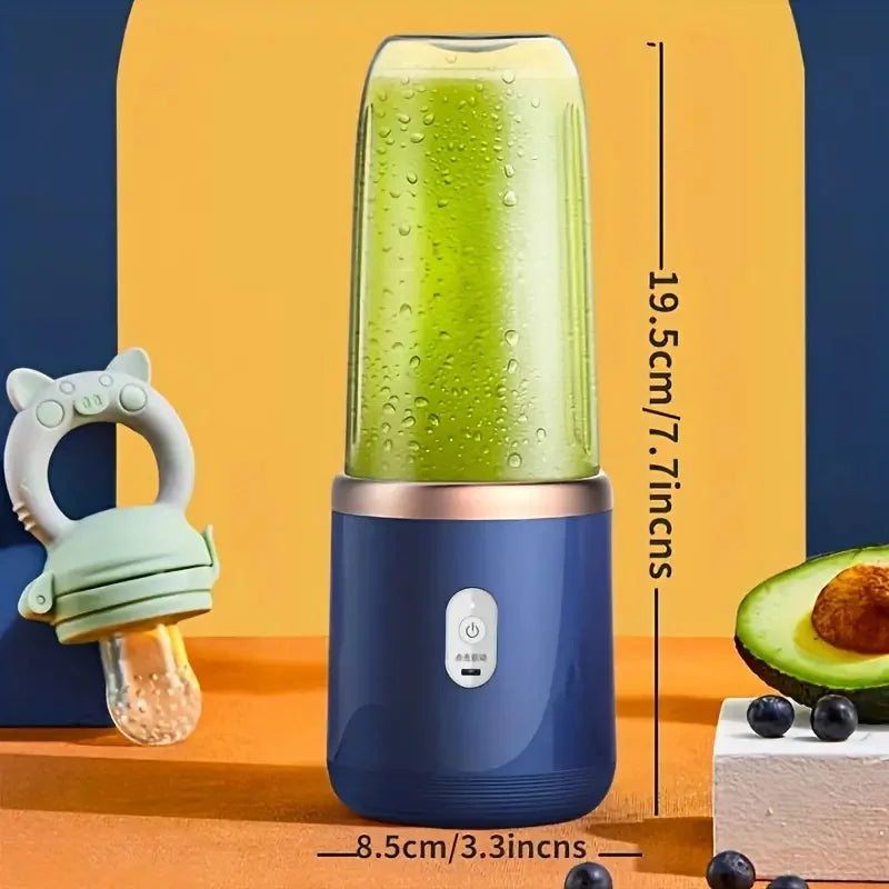 Portable Fruit Juice Blenders Summer Personal Electric Mini Bottle Home USB 6 Blades Juicer Cup Machine For Kitchen