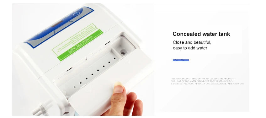 12V Water Circulation Bed Ice Sleeping Pad Cooling Pad Water-cooled Refrigeration Mattress Cooling Fan Conditioner Air Condition