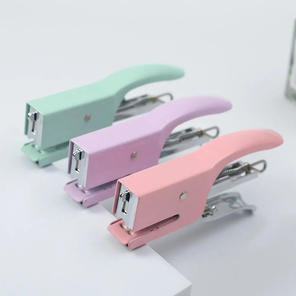 Hand Pliers School Office Supplies Paper Fixing Hand-Held Stapler School Supplies Paper Binder Set Office Binding Tools