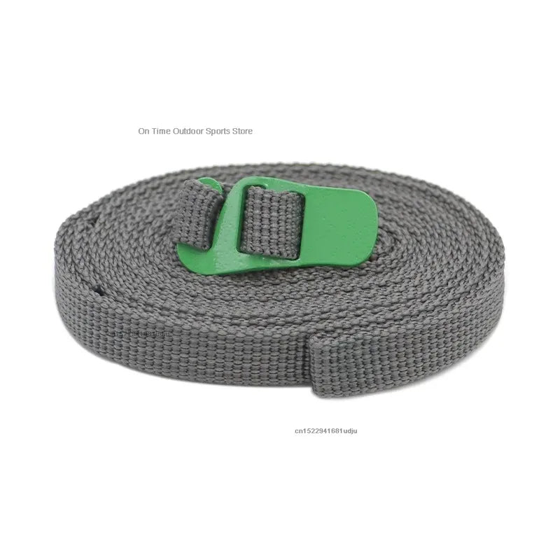 200cm Camping Outdoor Travel Equipment Durable Quick Release Luggage Strap with Stainless Steel Buckle Hook Release Type Gear