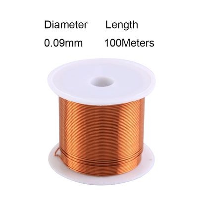 1coils/3 coils copper wire 0.04-0.31mm cable copper wire electromagnetic wire enameled copper winding wire copper paint wire