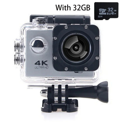 4k HD Mini Action Camera WiFi Remote Control Sport Camera Underwater Waterproof Video Recording Cameras Action Video Cameras