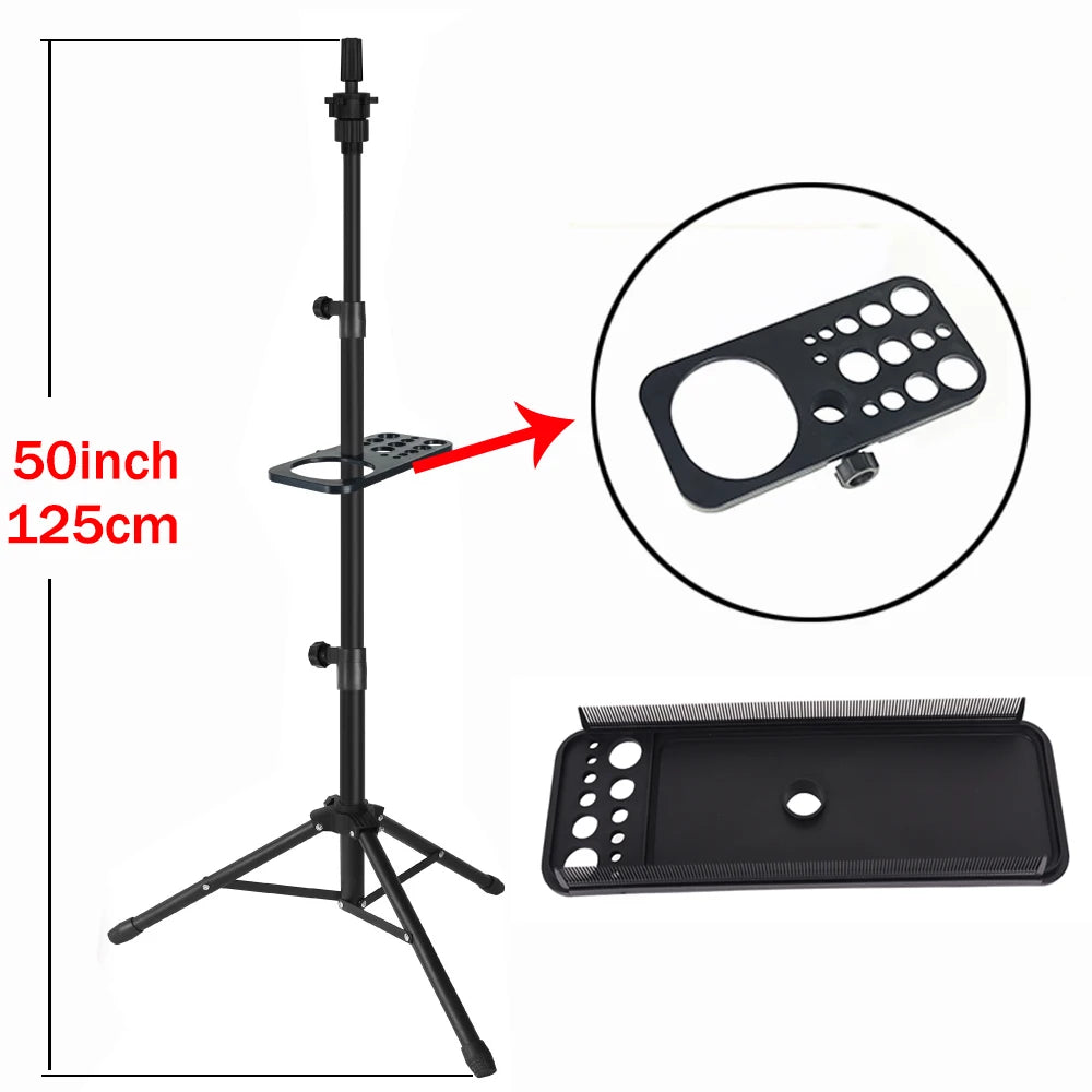 Hair Extension Holder Stand Wig Hair Tray Braiding Hair Rack Stand Hair Extension Tool Salon Extension Hair Tray For Hair Weft