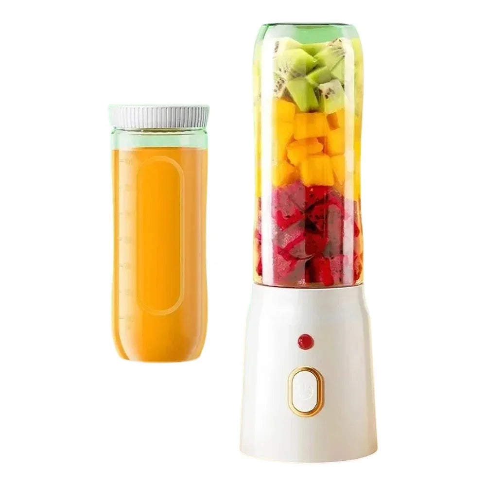 Portable Wireless Blender Electric Fruit Juicer Machine For Orange Ice Crushing 10 Blades Auxiliary Food Machine 1500mA Mixer