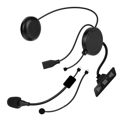 Bluetooth 5.2 Motorcycle Helmet Headset Wireless Handsfree Stereo Music Player Moto Headphone Noise Reduction Earphone With Mic