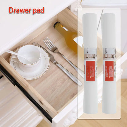 Shelf Liner Non-Slip Cupboard Cabinet Pad Transparent EVA Drawer Mat Fridge Roll Kitchen Bedroom Computer Desk Protection Mat