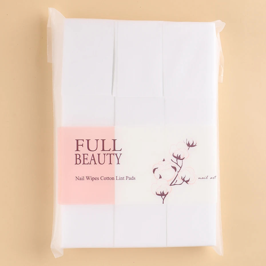450pcs Lint-Free Nail Polish Remover Wipes Cotton Wipes Manicure Cleaner UV Gel Nail Polish Removal Pads Papers Cleansing Tools