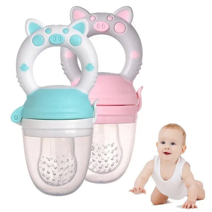 Silicone Fresh Food Nipple Baby Feeder Kids boy girl Fruit Nipples Feeding Safe Infant Baby Supplies Nipple soother Bottles