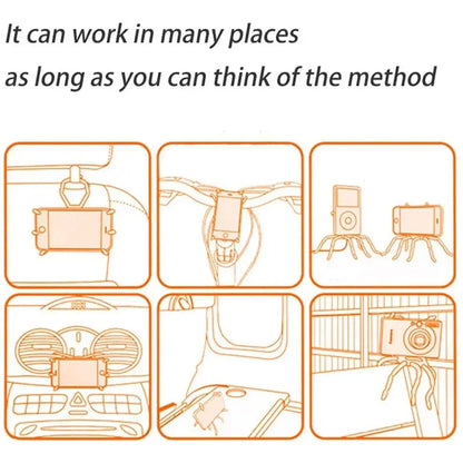 Mobile phone holder desktop multi-function mobile phone support Car changing spider lazy stand decoration mobile phone stand