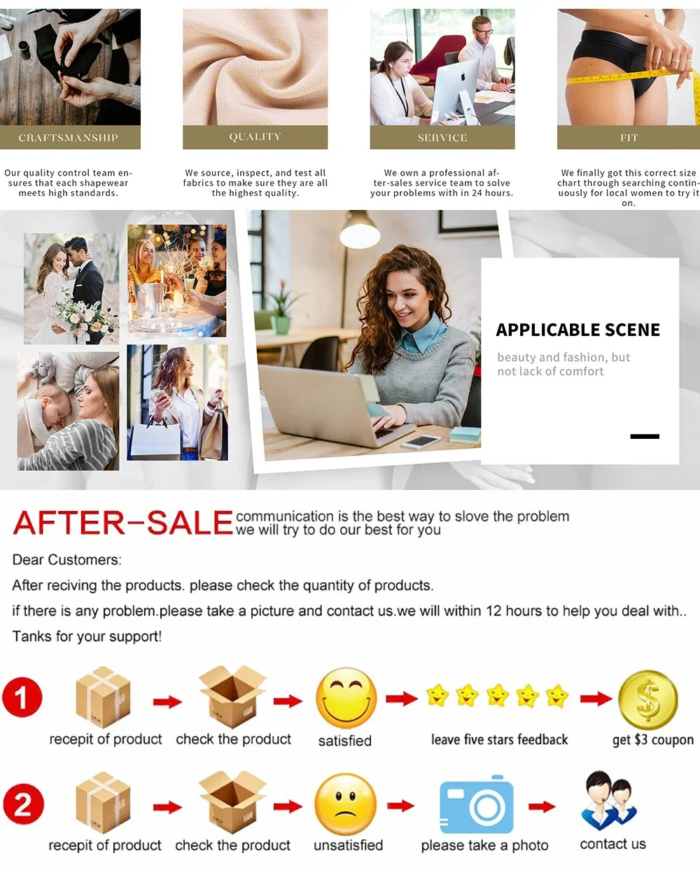 Shapewear for Women Waist Trainer Panties Slimming Sheath Tummy Control Hip Butt Lifter Shorts Seamless Mid Thigh Body Shaper