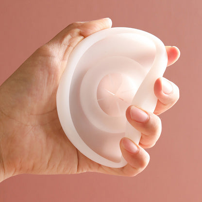 Silicone Cup Lid Glass Drink Cover Durable Heat-Resistant All-Matching with Straw Hole Bottle Accessories Flexible Washable