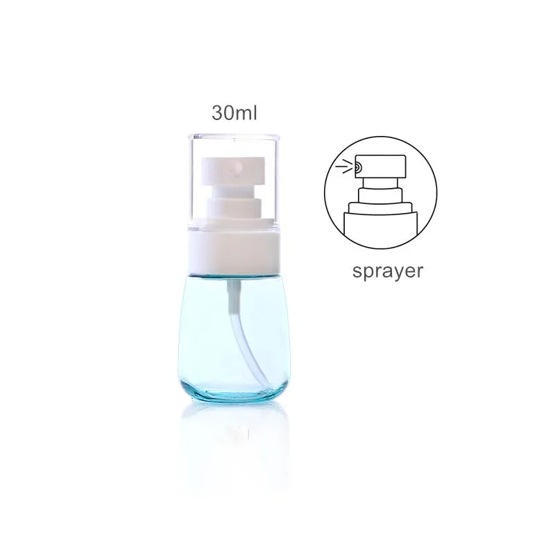 30ml 60ml 100ml UPG Fine Mist Spray Bottle Plastic Bottl Lotion Pump Travel Perfume Water Bottles Refill