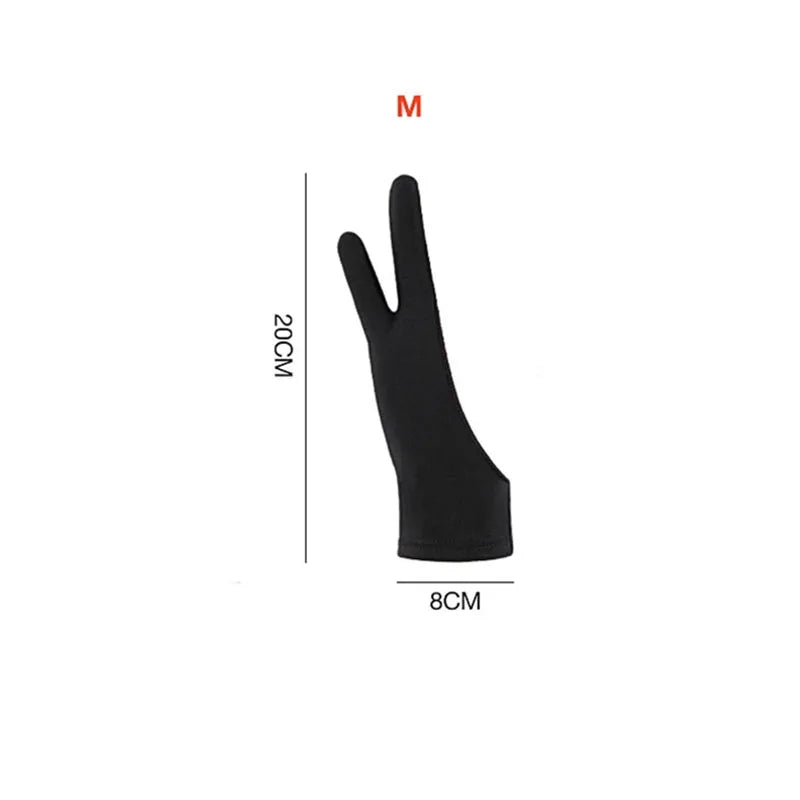 Tablet Gloves Drawing Gloves Left Hand Drawing Glove Paint Digital Graphic Tablet Glove for Drawing Glove