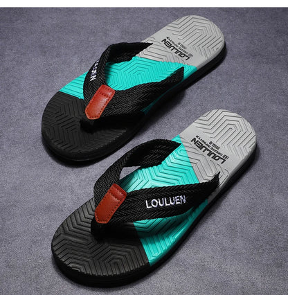 High Quality Hot Sale Men Flip Flops Summer Beach Flip Flops Men Fashion Breathable Casual Beach Men Slippers Summer Outdoor