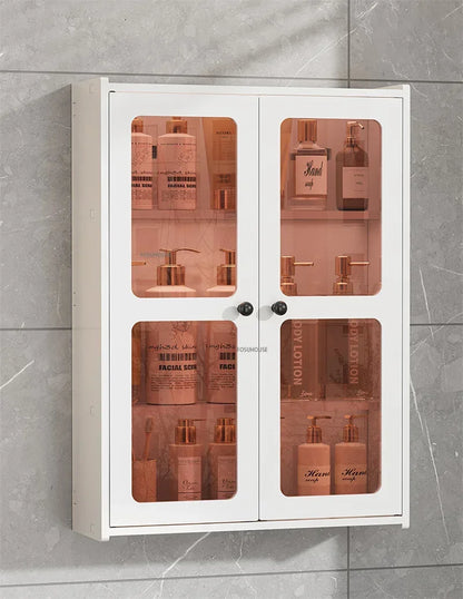 Open Cabinets Towel Cabinet Storage Bathroom Furniture Vanity Sink Narrow Double Washbasin Shelf Locker Wall Pharmacy Floor Wc