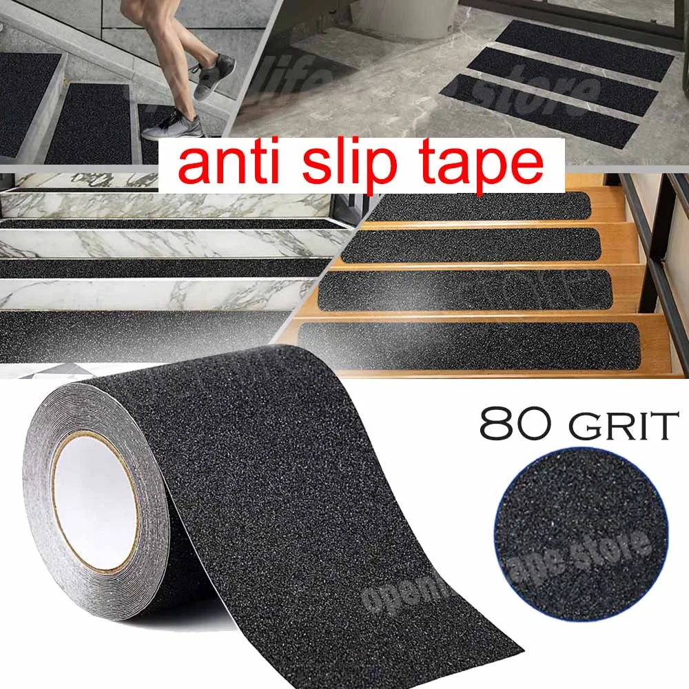 Anti Slip Grip Tape Heavy Duty Anti Slip Tape for Stairs Outdoor Indoor Waterproof Non-Slip Traction Grip Tape to Tub Step Boat