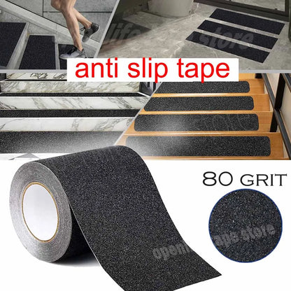 Anti Slip Grip Tape Heavy Duty Anti Slip Tape for Stairs Outdoor Indoor Waterproof Non-Slip Traction Grip Tape to Tub Step Boat