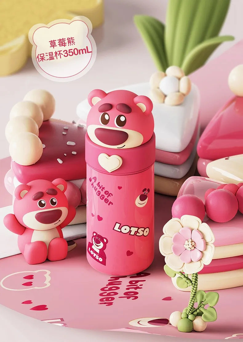 Cartoon Insulated Cup With High Appearance Children'S Water Cup Cute And Portable Student Food Grade Insulated Water Cup Gift