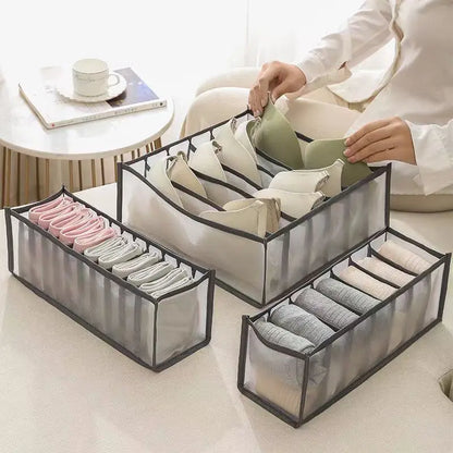 Underwear Bra Socks Panty Storage Boxes Home Organization Drawer Divider Home Dormitory Save Space