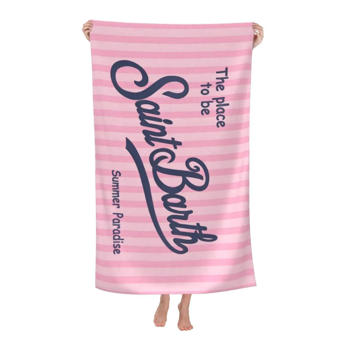 S-Saint B-Barth Beach Towel for Adults – Soft, Absorbent, and Lightweight for Travel