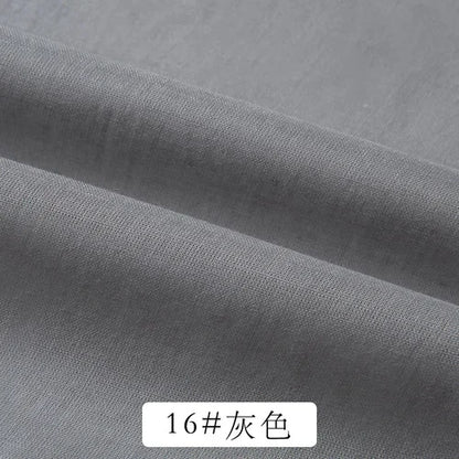 Cotton Summer Solid Color Clothing Lining Cloth White Cotton Dress Mesh Cotton Clothes Lining Fabric