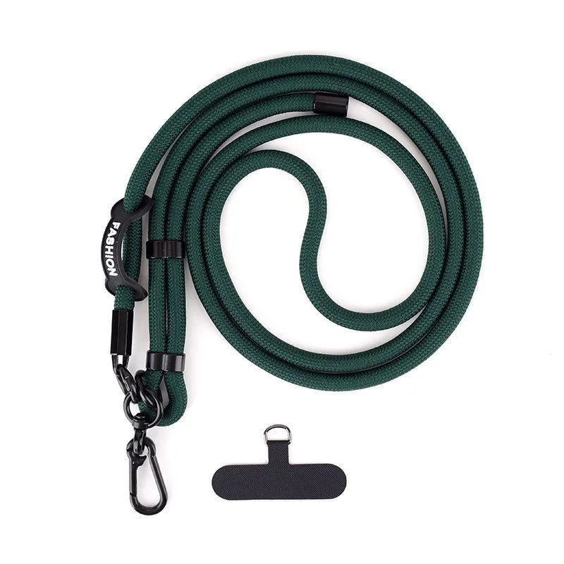 Adjustable Mobile Phone Strap Lanyard Crossbody Phone Lanyards Neck Rope with Patch for iPhone Cell Phone Hanging Cord Strap