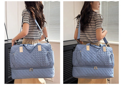 Large Capacity Travel Bags Luggage Organizer Bag Handbag Waterproof Portable Foldable Travel Clothes Storage Bag Shoulder Bags