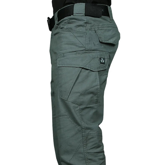 2023 High Quality Waterproof Cargo Pants Solid Sweatpants Trousers Outdoor Straight Men Tactical Cargo Pants