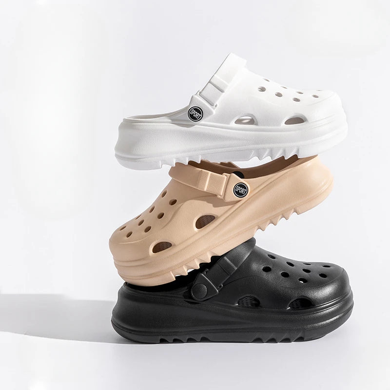 Women Clogs 2024 New Arrival Thick Platform Sandals Comfortable Fashion Slippers Summer Beach Slides