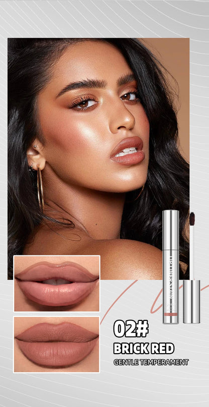 QIBEST 4 Colors Peel Off And Reveal Lip Stain Long Lasting Waterproof Pink Lip Tint Transfer Proof Natural Lip Stain Makeup