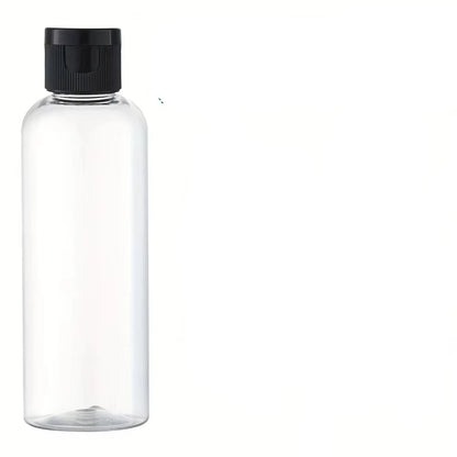 5PCS 30/50/100ML Refillable Empty Plastic Transparent Bottle with Flip Cap Portable Squeeze Shampoo Conditioner Travel Bottles