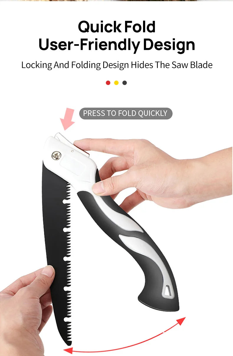 Folding Saw Woodworking Saw Household Hand Saw Fruit Tree Pruning Garden Saw Outdoor Wood Cutting Saw Tool Saw