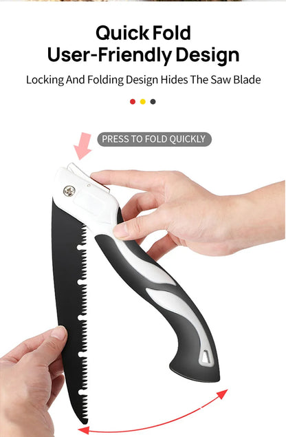 Folding Saw Woodworking Saw Household Hand Saw Fruit Tree Pruning Garden Saw Outdoor Wood Cutting Saw Tool Saw