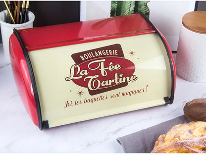 Bread Bin Bread Holder Large Capacity Stainless Steel Bread Box Holder Bin Container Kitchen Storage Organizer Bread Storage Box