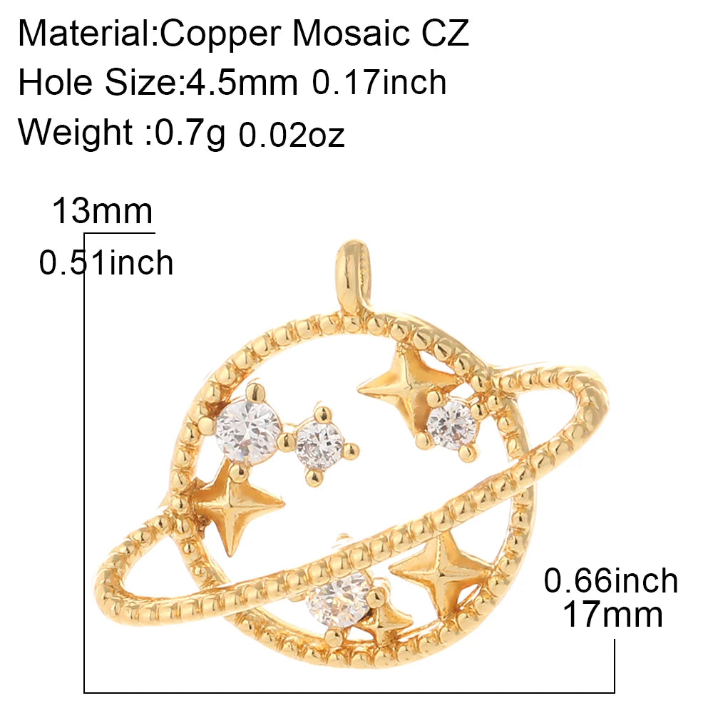 Cute Star Pendant Jewelry Production Supplies Bohemian Earrings Bracelet Necklace Keychain Accessories Resin Charm