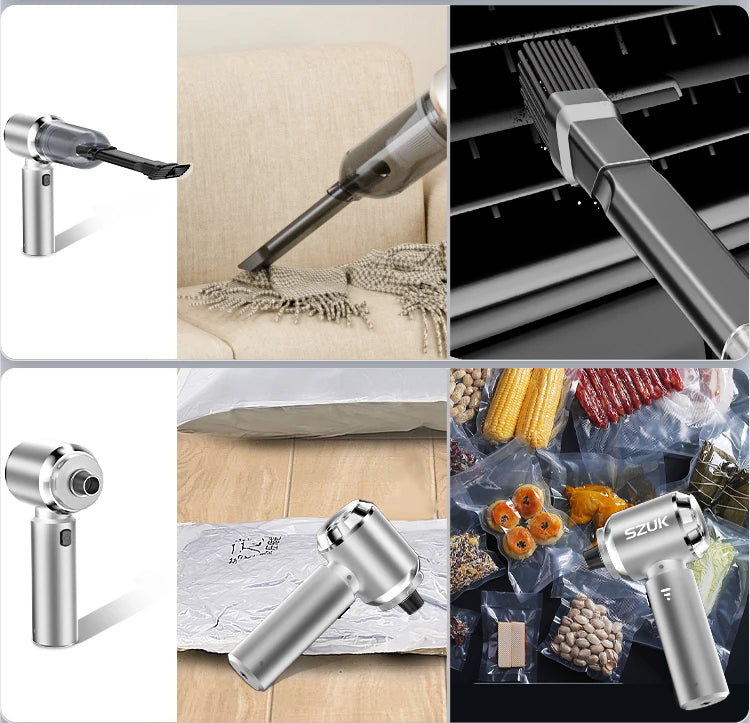 SZUK 985000PA Car Vacuum Cleaner Wireless Mini Handheld Strong Suction Cleaning Machine Portable Vacuum Cleaner for Car Home