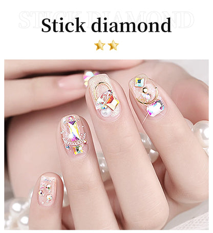 AWStorG 15ML Nail Tips Glue Gel For Falses Nail Tips Fast Extension 3 IN 1 Function Nails Art Transparent Gel Polish Soak Off UV