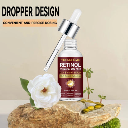 Retinol Day & Night Serum Face Serum Liquid Serum For Face Hyaluronic Acid Moisturizing Nourishing Skin Care Product  Korea 2025